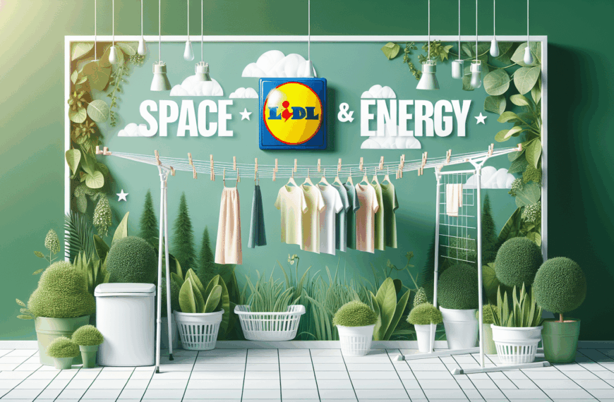 Ahorra Espacio y Energía con el Tendedero Plegable de Lidl