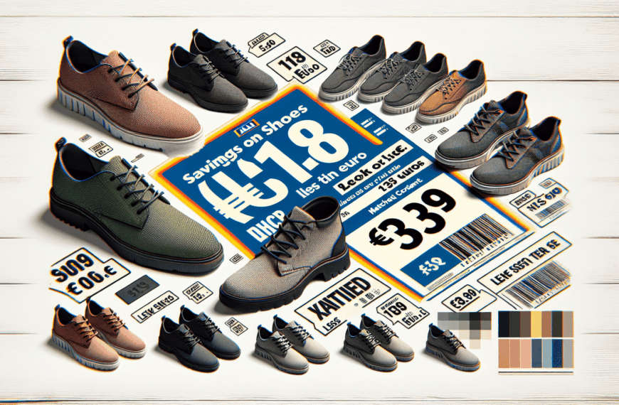 Encuentra Calzado Asequible en Aldi: Zapatos por Debajo de 13 Euros