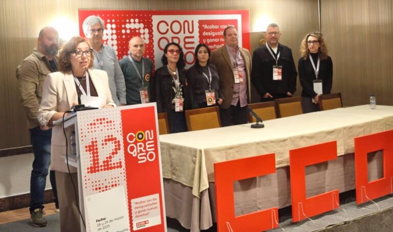 Ana Delgado, reelegida secretaria general de la Federación de Enseñanza de CCOO C-LM, reafirma su compromiso con la educación.