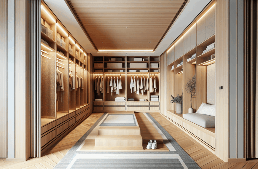 Integración Estética y Práctica: Armarios Empotrados para Pasillos Modernos