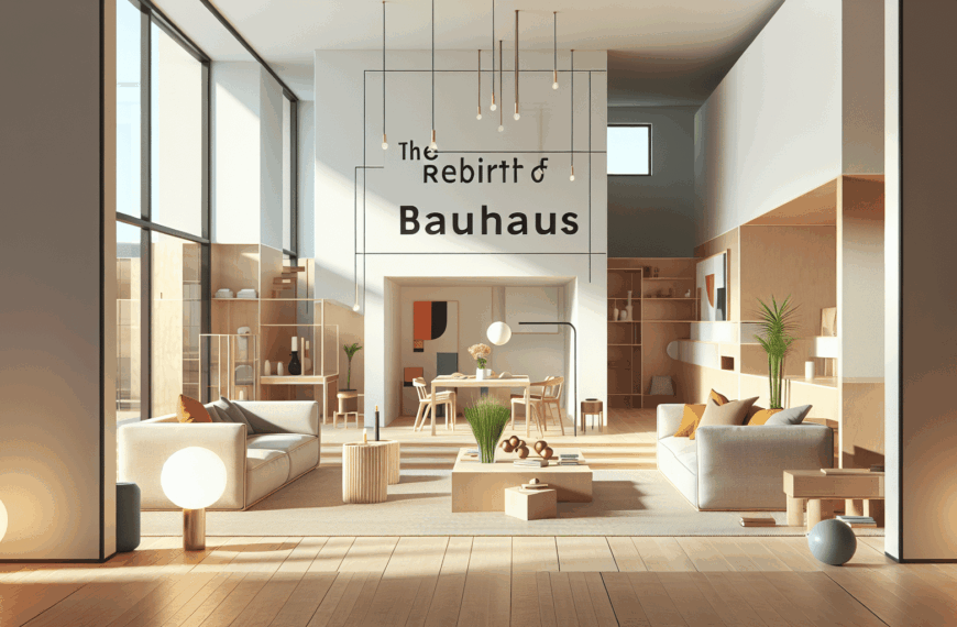 Bauhaus Renace: Innovación y Creatividad en el Diseño Habitacional Contemporáneo