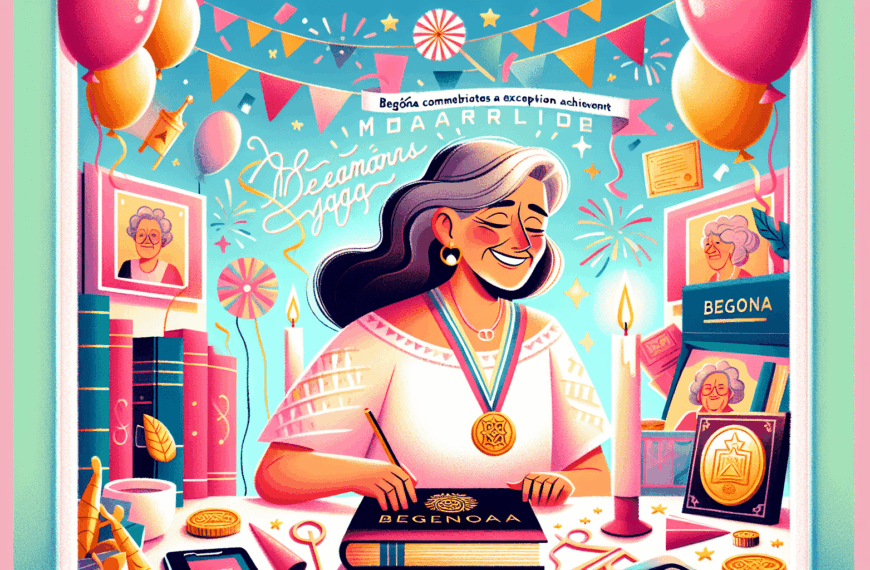 Begoña Conmemora un Logro Excepcional en su Vida