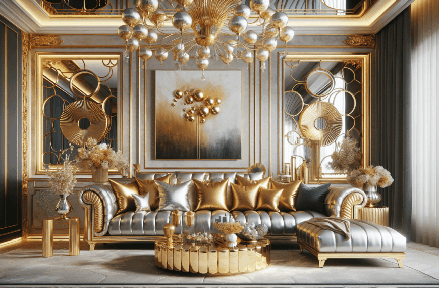 Brillantes Combinaciones: Integrando Dorado y Plateado en Tu Estilo Decorativo