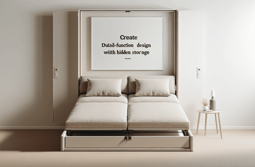 Cama Multifuncional con Espacio de Almacenaje Secreto