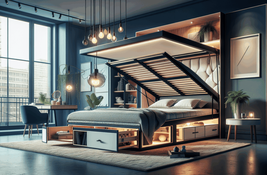 Cama Transformable: Innovación y Almacenaje Secreto en el Diseño del Hogar