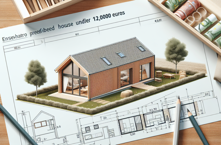 Hogar Prefabricado de Tres Dormitorios por Solo 12.000 Euros