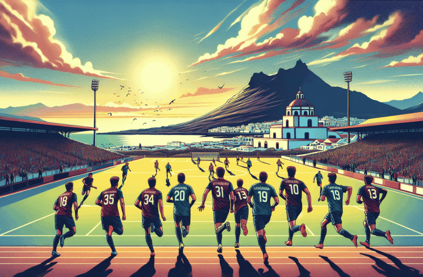 Caserío da la bienvenida a Lanzarote en el Santa María