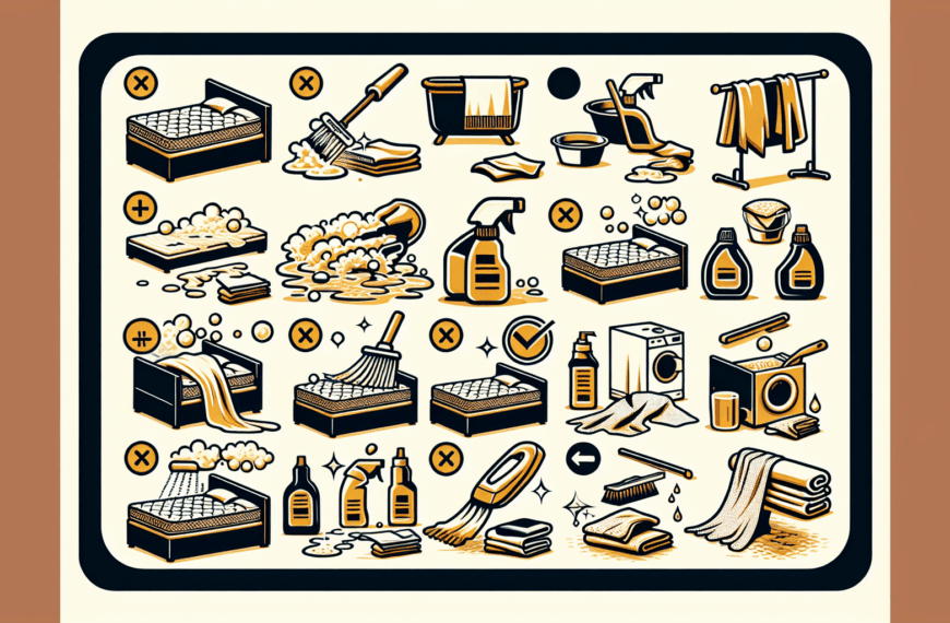 Guía Práctica para Quitar Manchas de Colchones y Ropa de Cama
