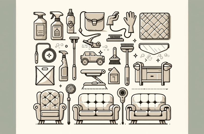 Guía Práctica para Limpiar sin Daños Muebles de Tela y Cuero
