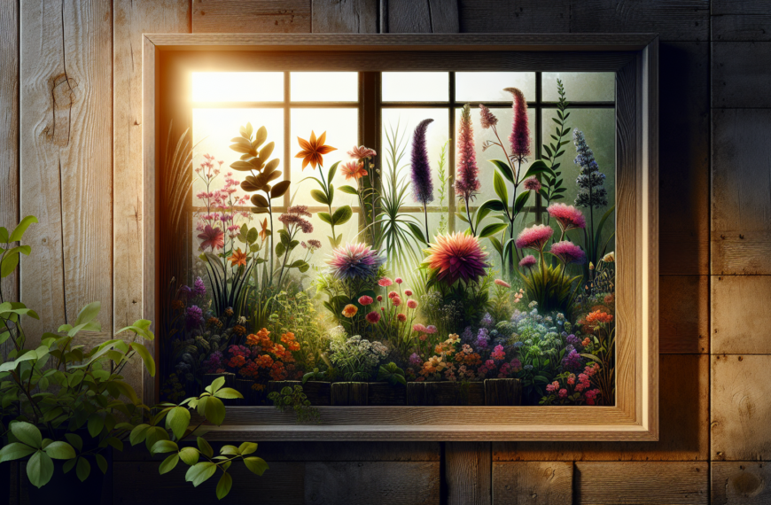 Convierte Tu Ventana en un Jardín: Cinco Plantas Florales para un Alféizar Mágico