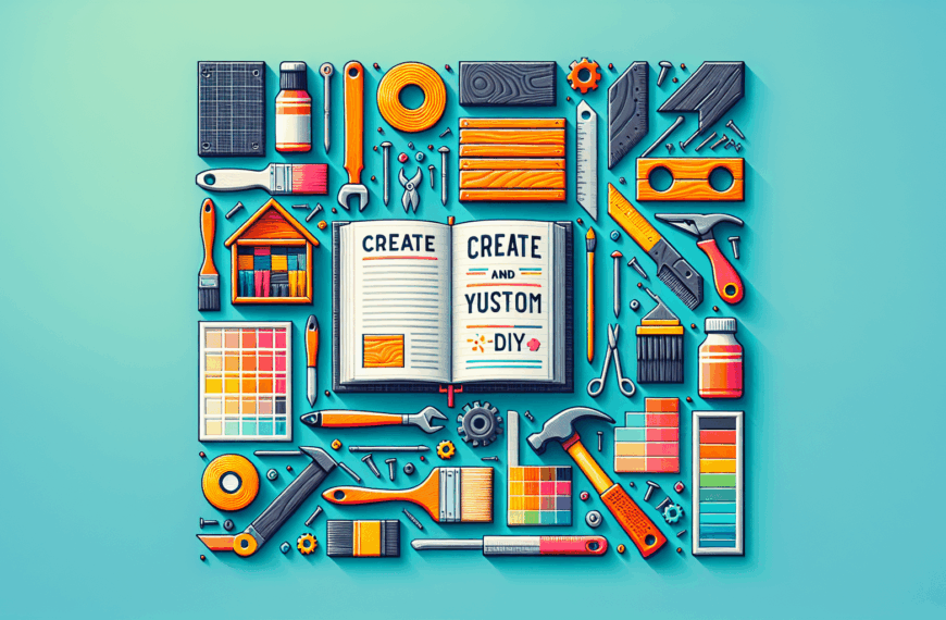 Crea y Personaliza: Guía Práctica para Hacerlo Tú Mismo