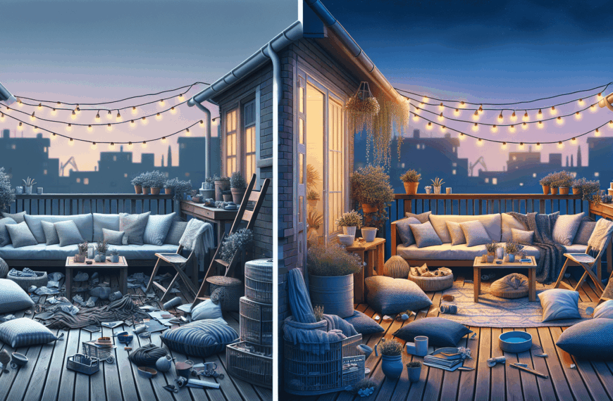 De Caos a Confort: La Transformación Mágica de una Terraza con Ikea