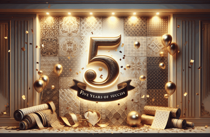 Deco & You Celebra Cinco Años de Éxito en el Mercado del Papel Pintado y Telas