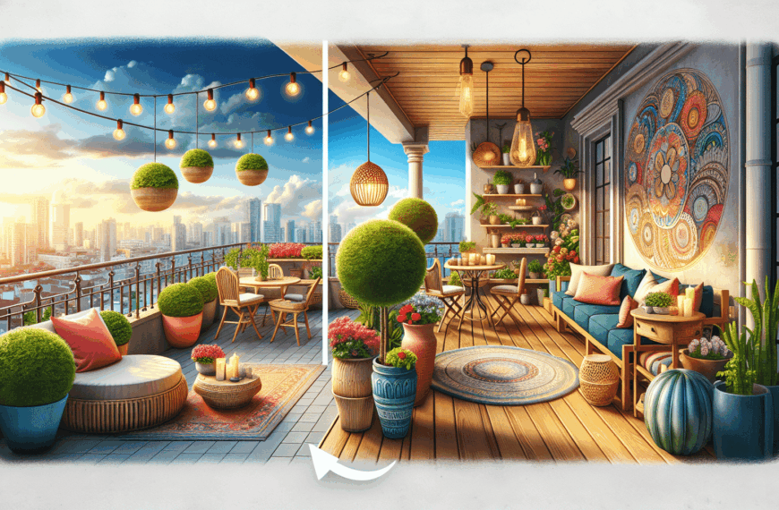 Transforma Tu Espacio: Ideas de Decoración para Terrazas y Balcones