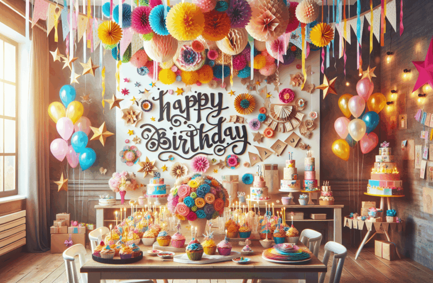 Decoración de Cumpleaños Sencilla y Sorprendente: Ideas Creativas para Celebrar