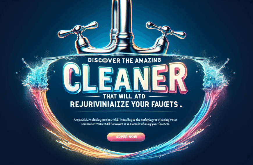 Descubre el Asombroso Limpiador de Mercadona que Revitalizará tus Grifos