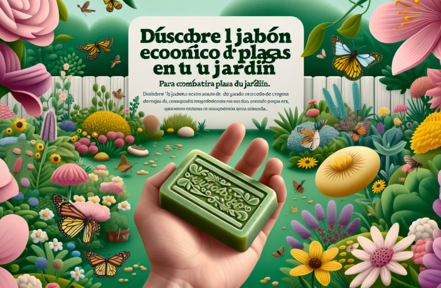 Descubre el Jabón Ecológico de Mercadona para Combatir Plagas en Tu Jardín