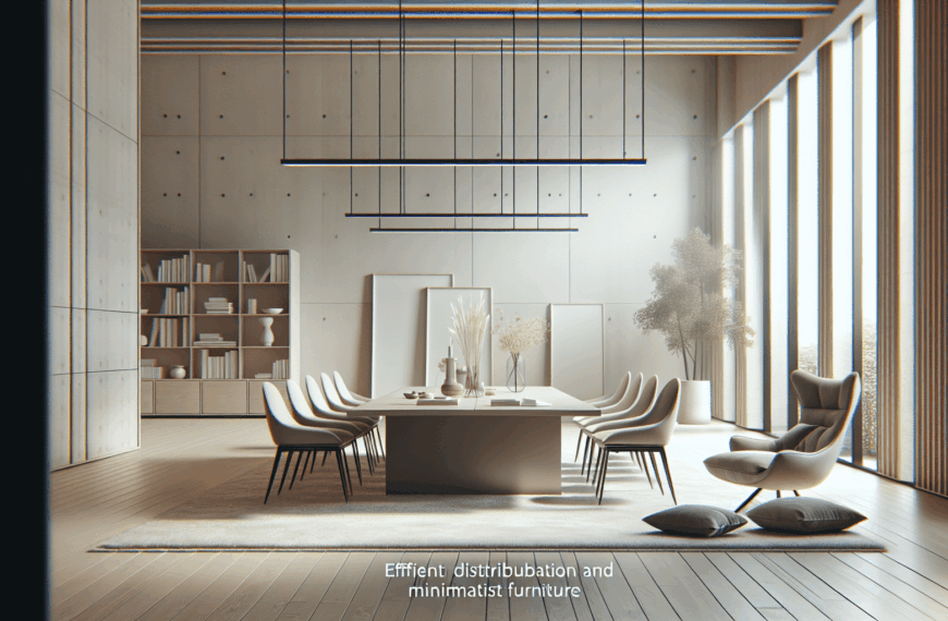 Optimización del Espacio y Diseño Minimalista: Secretos para Ambientes Armoniosos