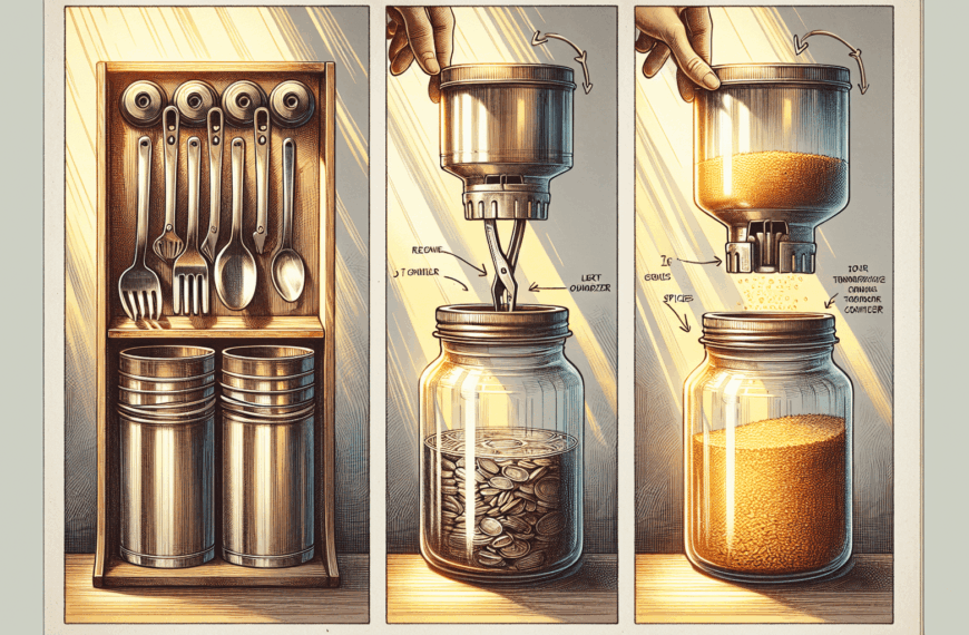 Transforma tu Cocina: Dos Ideas Creativas para Reutilizar Envases como Organizadores
