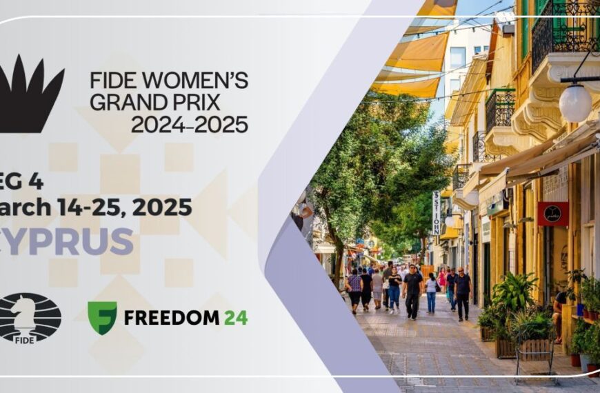 Freedom24 Patrocina el Gran Premio Femenino de la FIDE en Nicosia