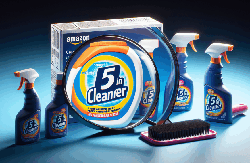 El Asombroso Limpiador 5 en 1 de Amazon que Conquista a los Amantes de la Limpieza en Estados Unidos