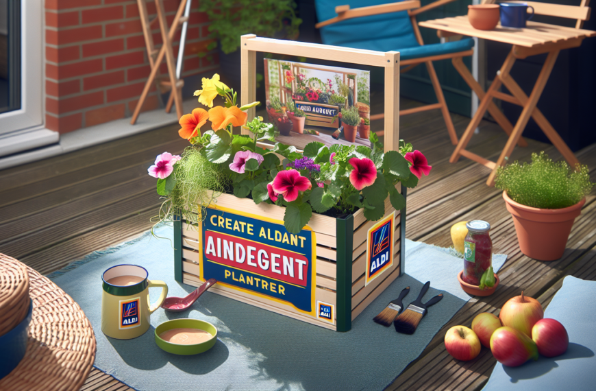 Innovador Macetero de Aldi: Añade Color y Estilo a tu Terraza o Balcón sin Comprometer Espacio