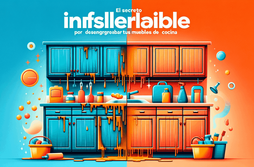 El Secreto Infallible para Desengrasar tus Muebles de Cocina