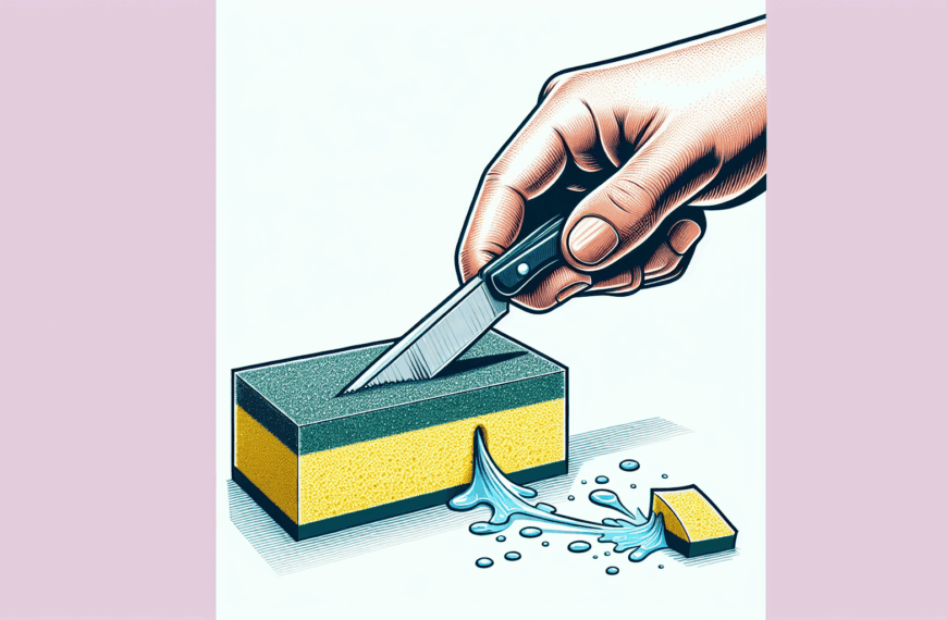 Mejora tu Limpieza: El Secreto de Ajustar la Punta de tu Esponja de Cocina