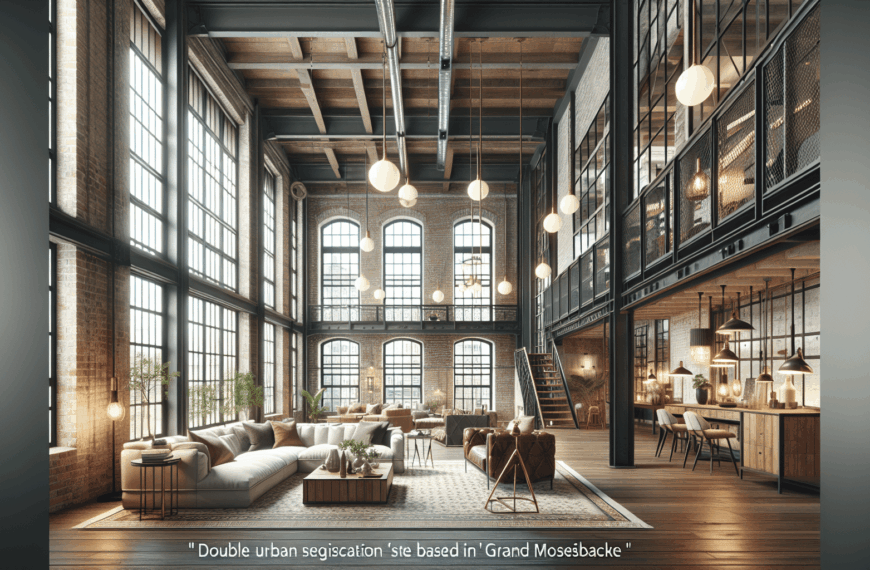 Elegancia Urbana en Grand Mosebacke: Un Refugio Doble Altura con Estilo Industrial Chic