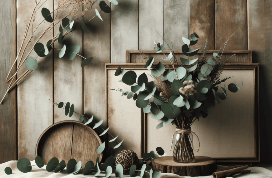 Encanto Natural: Ramas y Hojas de Eucalipto para un Toque Rústico Perfecto