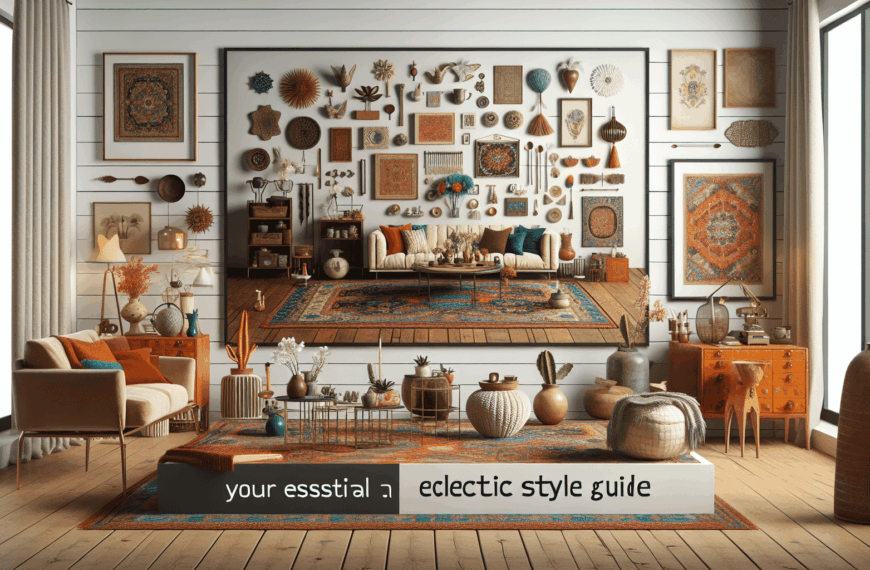 Estilo Ecléctico: La Guía Esencial para Transformar tu Hogar con Estilos Únicos