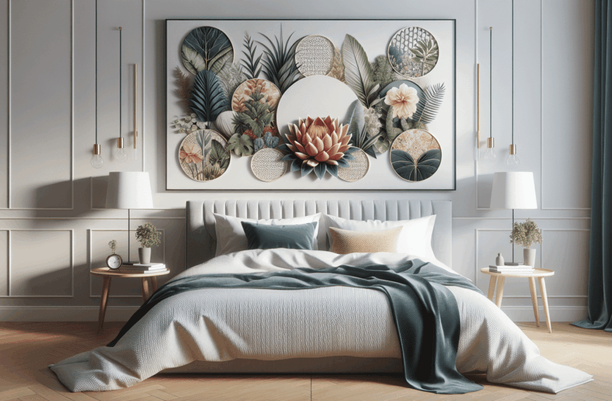 Innovación Decorativa: Inspiración para Transformar la Pared sobre tu Cabecero