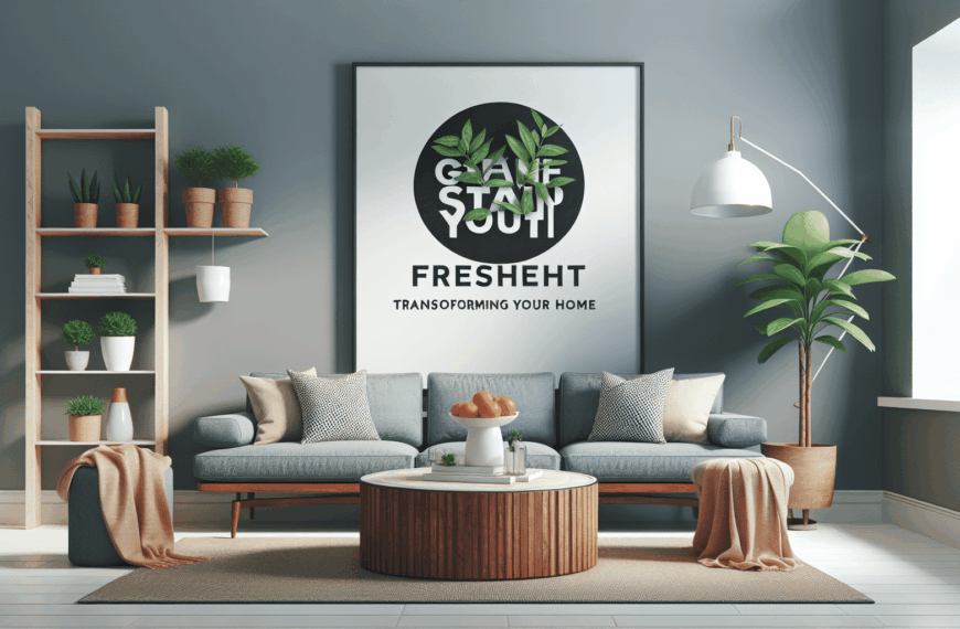 Renueva Tu Espacio: Estilo y Frescura para un Hogar Transformado