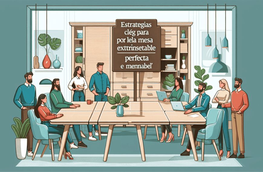 Estrategias Clave para Elegir la Mesa Extensible Perfecta en Menamobel