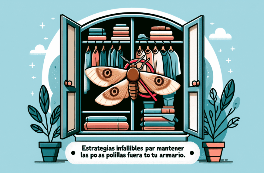 Estrategias Infalibles para Mantener las Polillas Fuera de Tu Armario