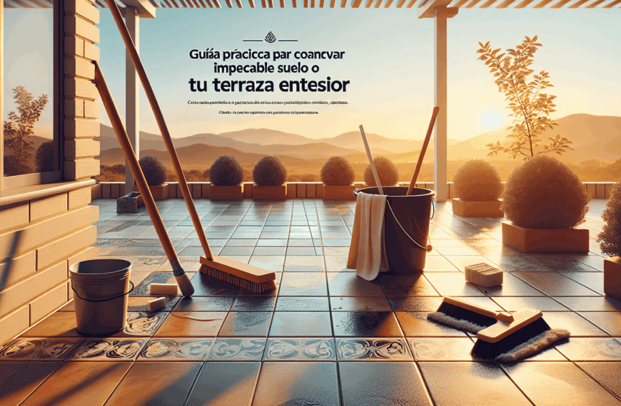Guía Práctica para Conservar Impecable el Suelo de tu Terraza Exterior