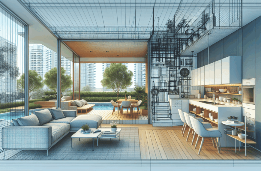 Apartamento de 72 m² con Terraza: Espacios Integrados y Cocina Abierta al Salón