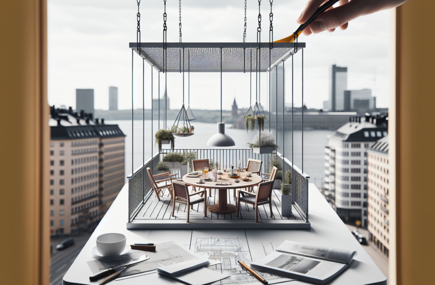 Ikea Revoluciona los Balcones con su Nueva Mesa Colgante de Primavera