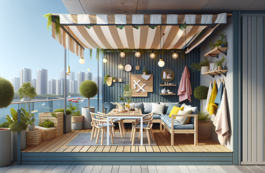 Ikea Soluciona la Escasez de Espacio en Terrazas Pequeñas con su Innovador Conjunto de Exterior