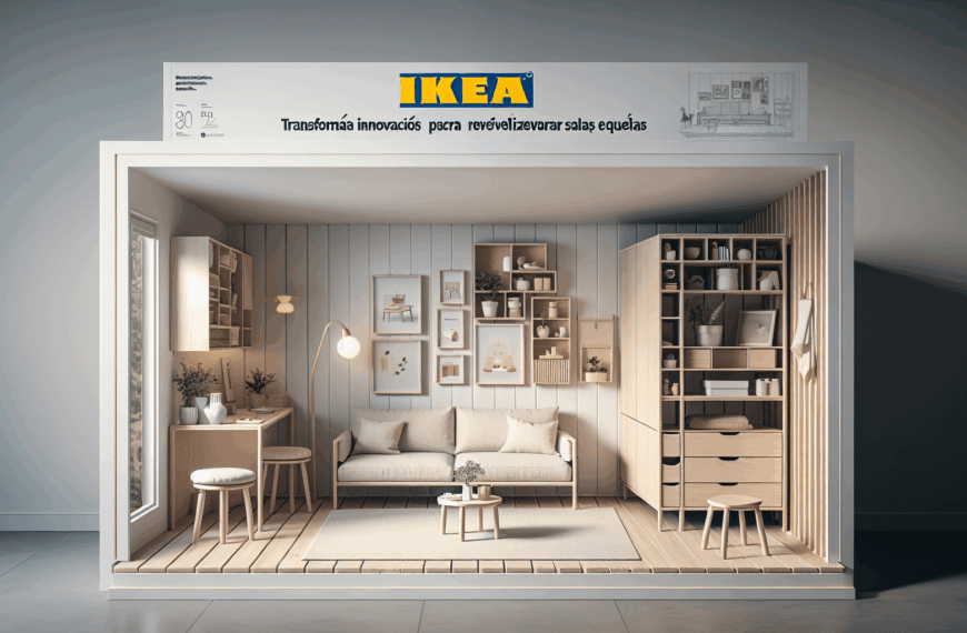 Ikea Transforma Espacios: Diseño Innovador para Revitalizar Salas Pequeñas