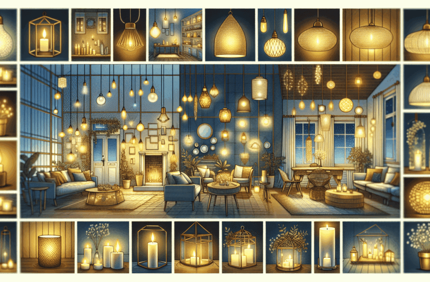 Transforma Tu Hogar: Estrategias de Decoración con Luces y Velas