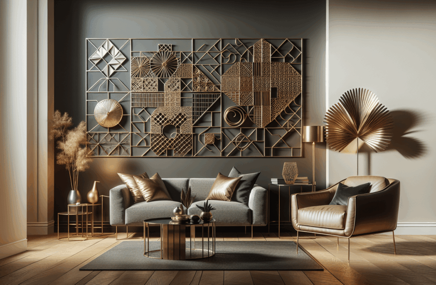 Innovaciones en Decoración de Pared con Metal: Modernidad y Sofisticación en Tu Hogar