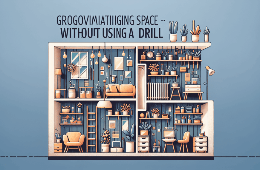 Innovadoras Estrategias para Optimizar el Espacio Sin Taladro