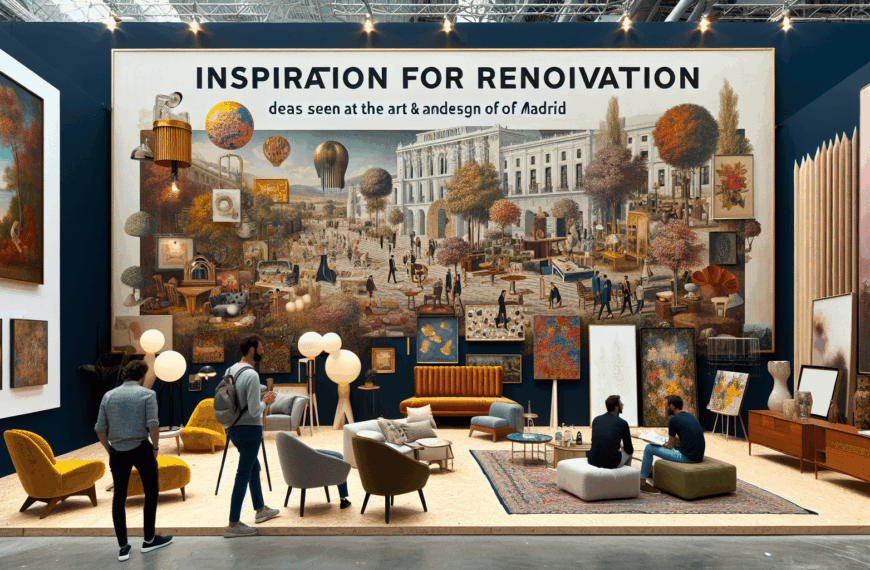 Nuevas Tendencias para Reformar: Innovación desde la Feria de Arte y Diseño de Madrid