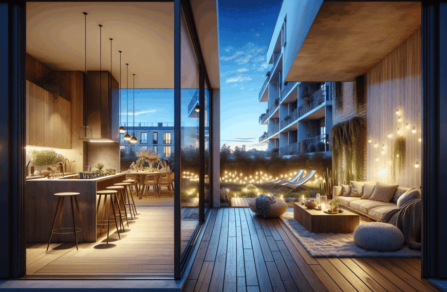 Integración Ideal: Un Apartamento de 72 m² con Cocina Abierta y Terraza Acogedora