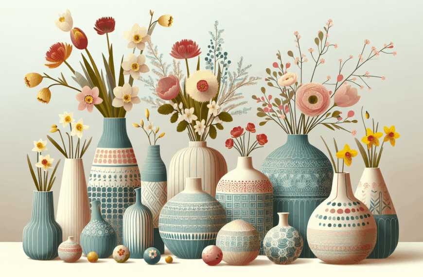 Jarrones Escandinavos: La Elección Ideal para Tus Flores Esta Primavera