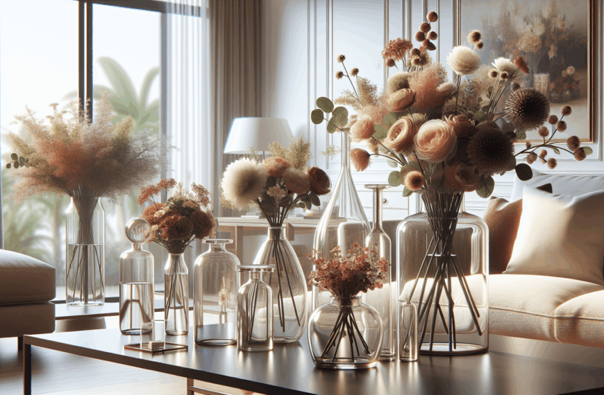 Elegancia en Cristal: Inspira tu Hogar con Jarrones Decorativos