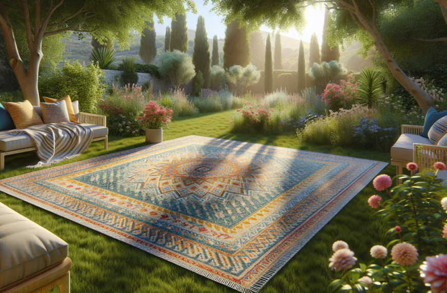 Kave Home Revoluciona Tus Espacios Exteriores con Su Nueva Alfombra Hecha a Mano