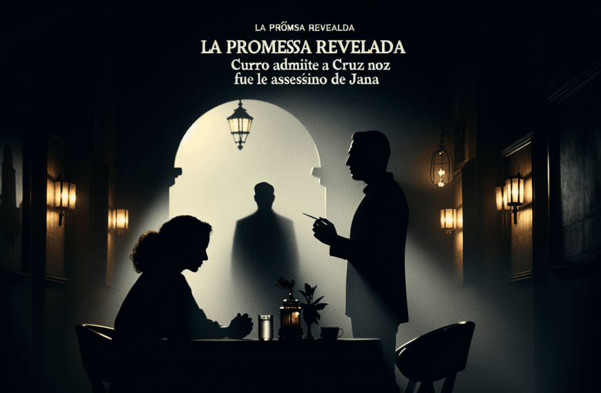 La Promesa Revelada: Curro Admite a Pía que Cruz No Fue el Asesino de Jana