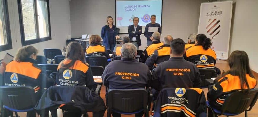 La región forma a voluntarios de Protección Civil en Ciudad Real en técnicas de primeros auxilios